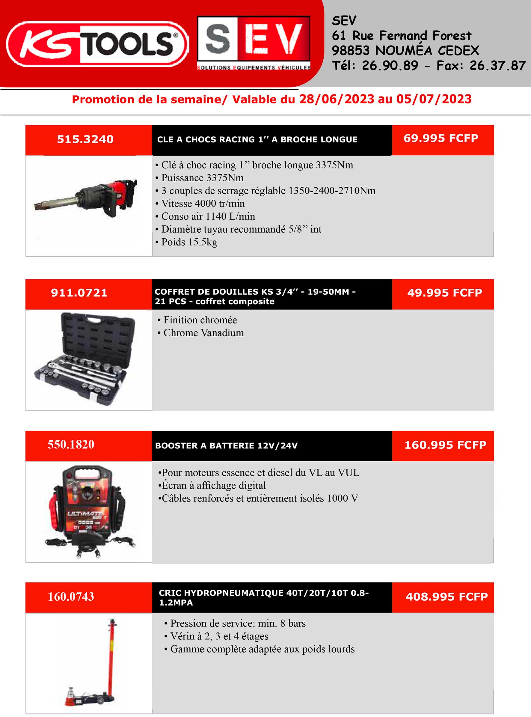 KS Tools du 02 au 7 aout 2021